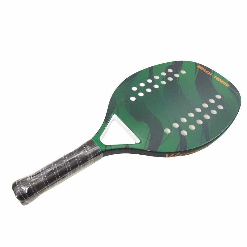 

Camewin Adult Professional Carbon Beach Tennis Paddle Racket Soft EVA Face Raqueta With Bag