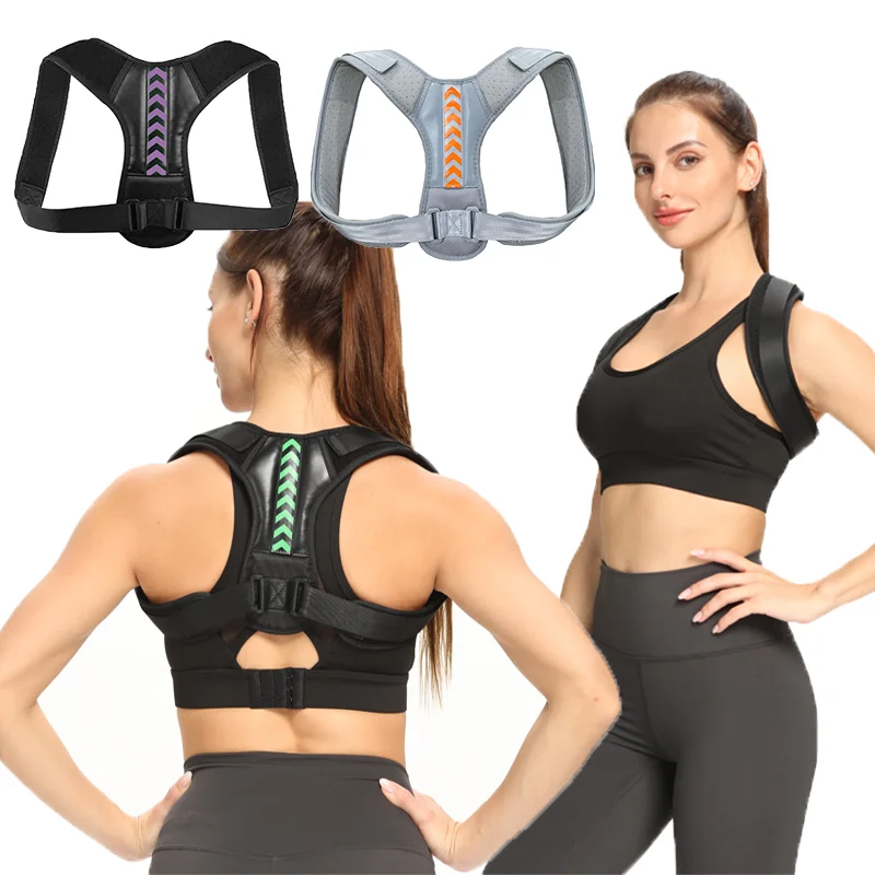 

Регулируемый Корректор осанки для плеч, поддержка спины и позвоночника, коррекция фигуры, для дома и офиса, спорт, корректирующий пояс для в...