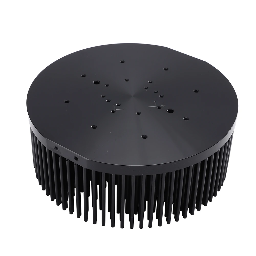 

KsGrowl 100W Aluminum LED heat sink 180mm pin fin pre-drilled radiator pre-drilled for COB CREE CXB3590 Citizen clu058 1825