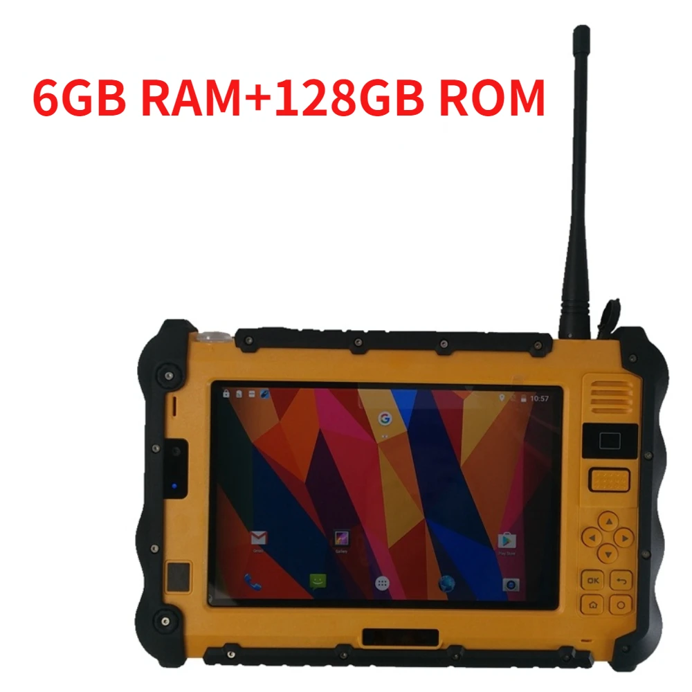 Фото 2022 оригинальный P2 Прочный Android планшетный ПК IP67 Водонепроницаемый DMR UHF PTT POC zello рация радио 7 