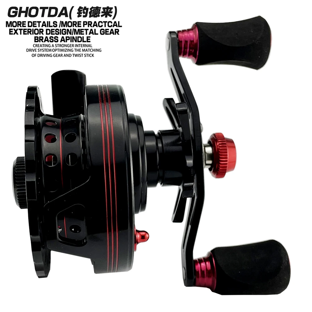 

Цельнометаллическая Классическая катушка для плота, Рыболовные катушки, колесо для нахлыста, товары для зимней подледной рыбалки, противоскользящая ЭВА, Высококачественная ручка, переднее колесо для плота