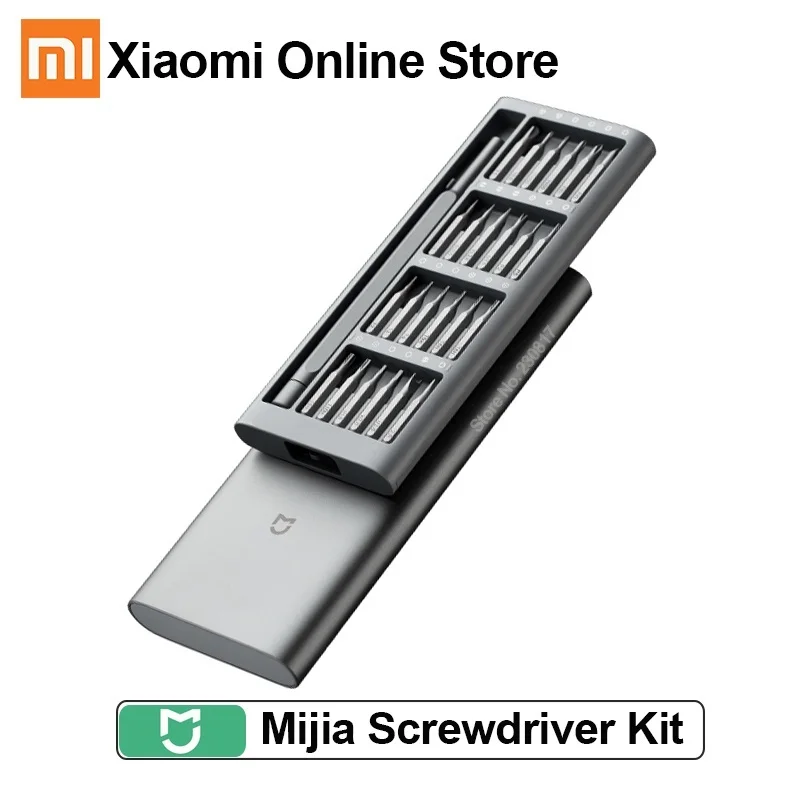 Xiaomi Mijia Wiha Screwdriver Kit Daily Use 24 Precision Magnetic Bits Mi Screw Driver smart Home Set AL Box