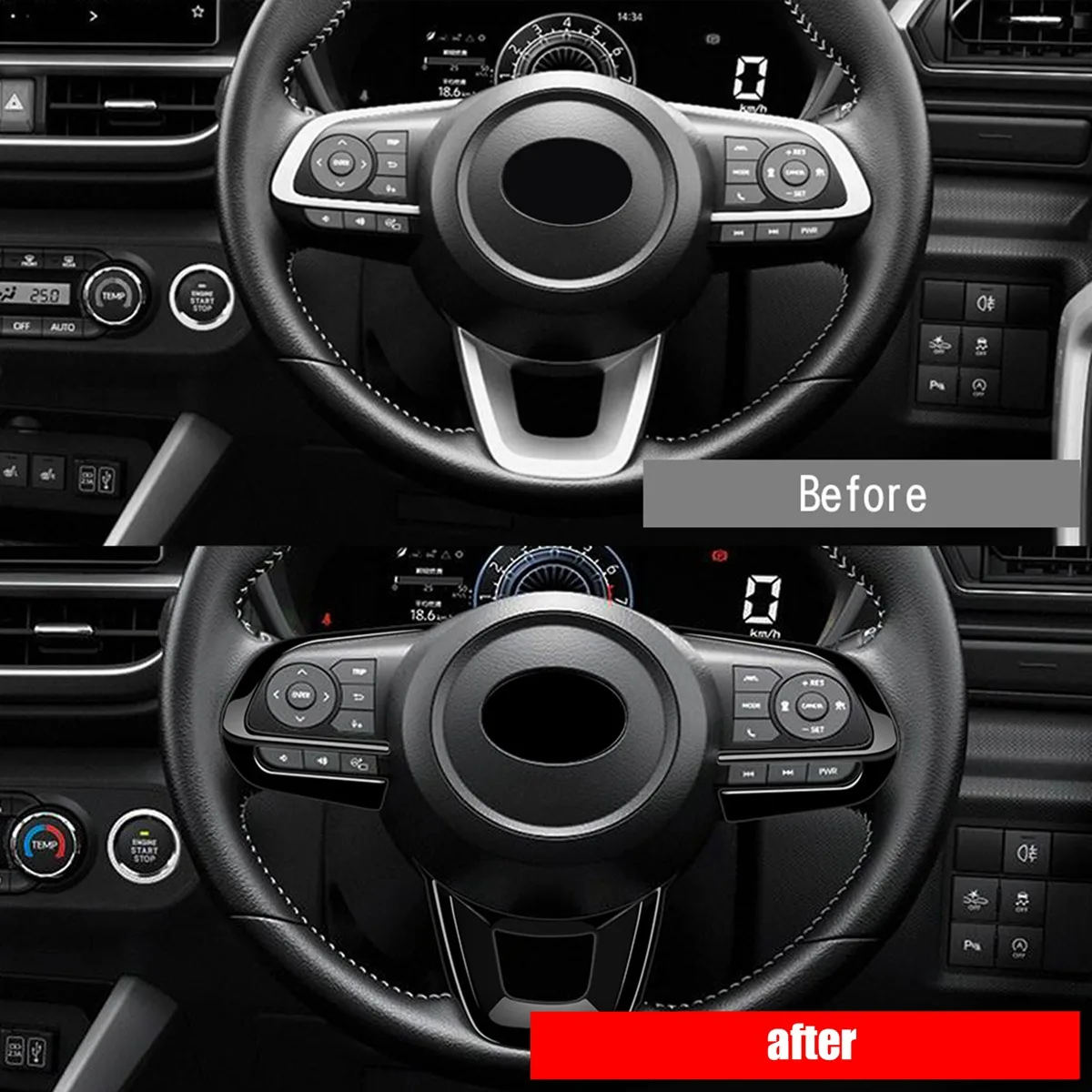 3 шт./комплект декоративные наклейки на руль автомобиля из углеродного волокна