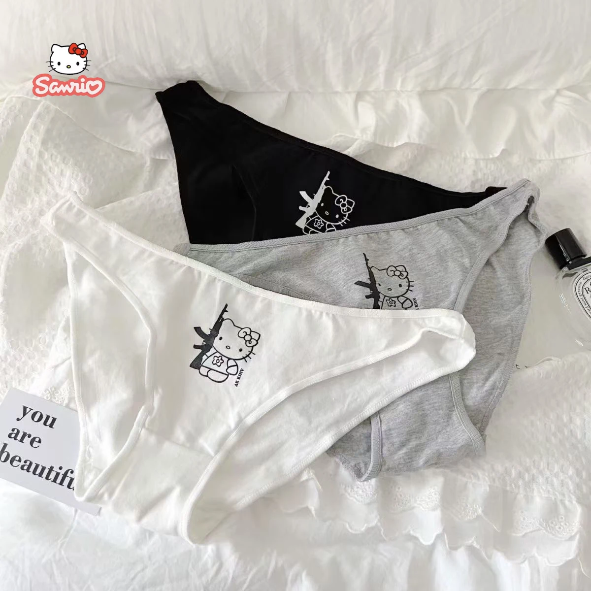 Аниме Sanrio Hello Kitty Kawaii сексуальное хлопковое нижнее белье с героями мультфильмов