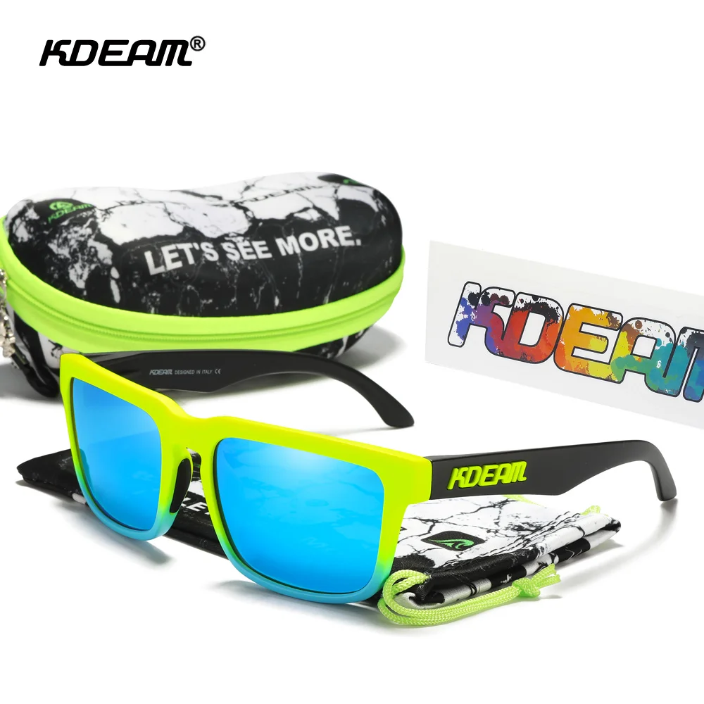 

KDEAM Polarized Sunglasses For Men Absolute Summer Hits Sun Glasses Women Available in 46 Different Colors Zipper Case Included