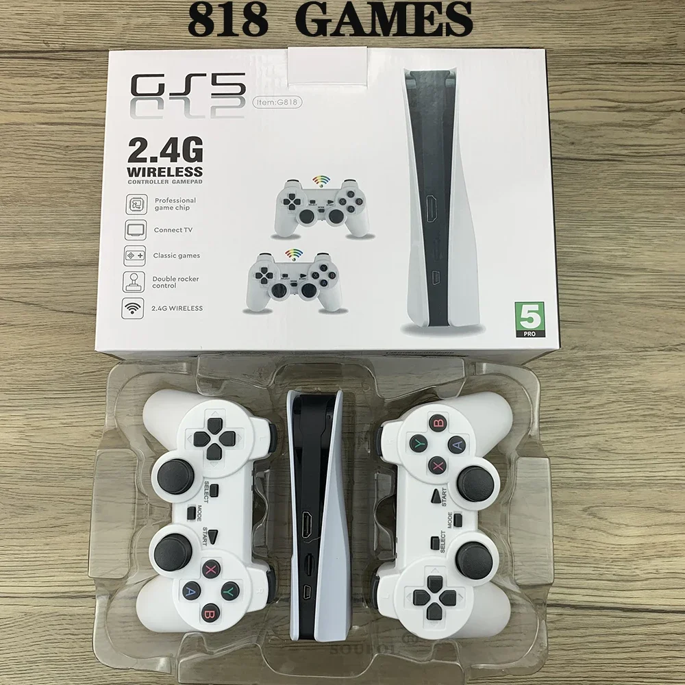 Игровая приставка 5 PRO с 818 классическими играми