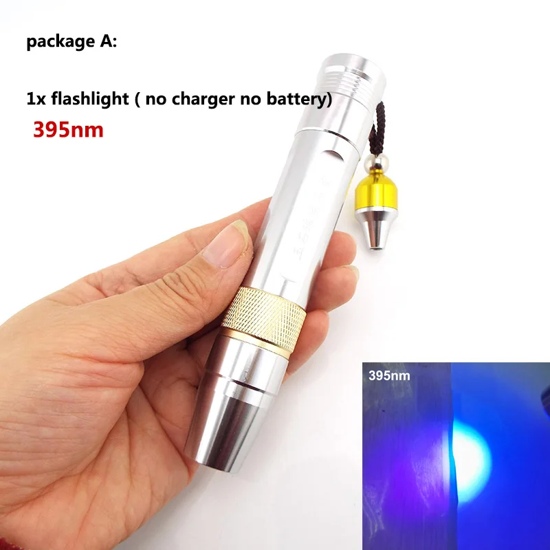 

QvvCev 3 в 1 УФ фонарик белый желтый