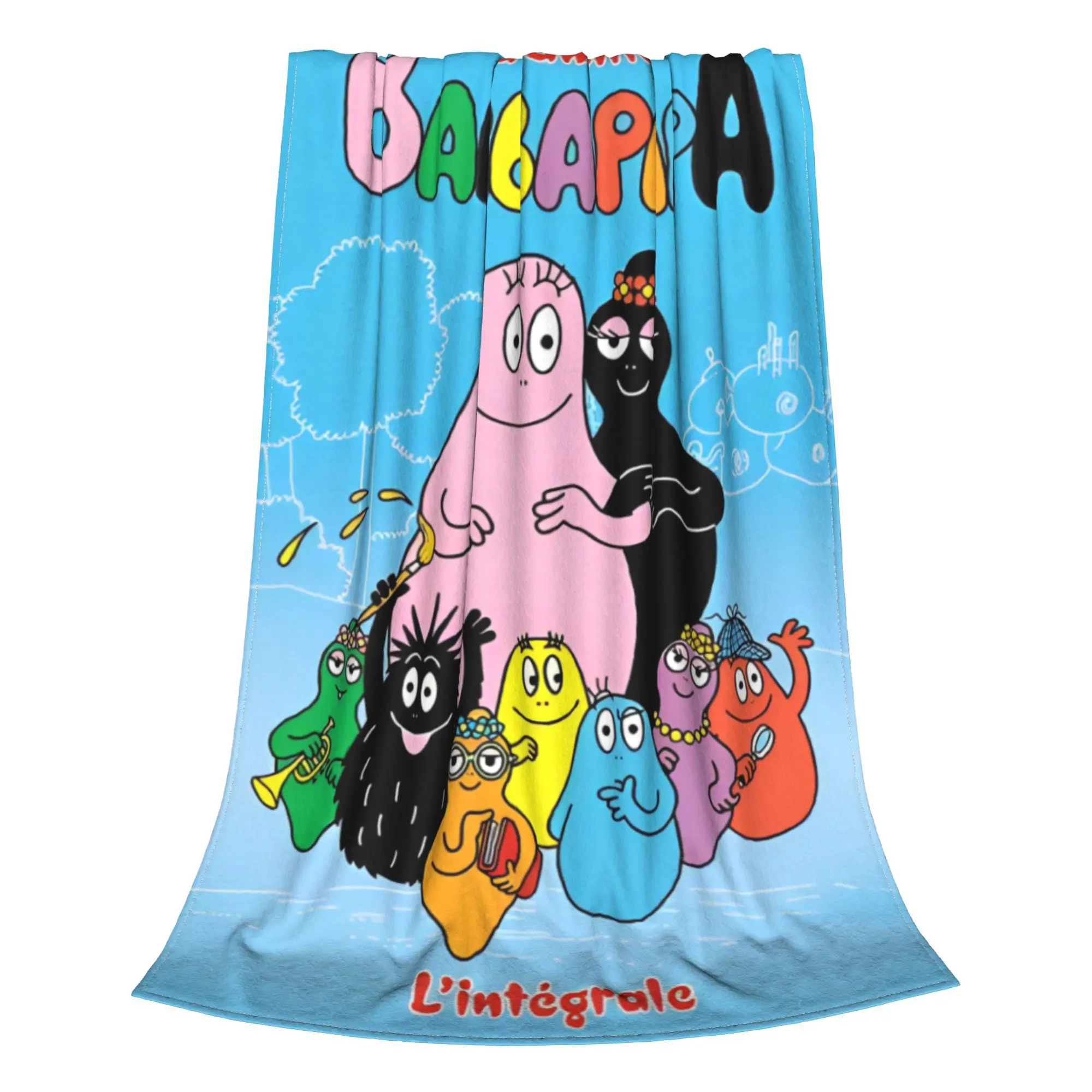 Комфортное мультяшное одеяло барбапапа постельное белье декоративные пледы и