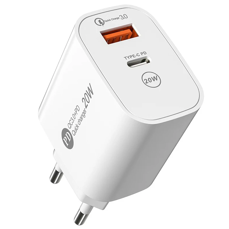 PD 20 Вт USB зарядное устройство Quick Charge 3.0 адаптер быстрого зарядного устройства для