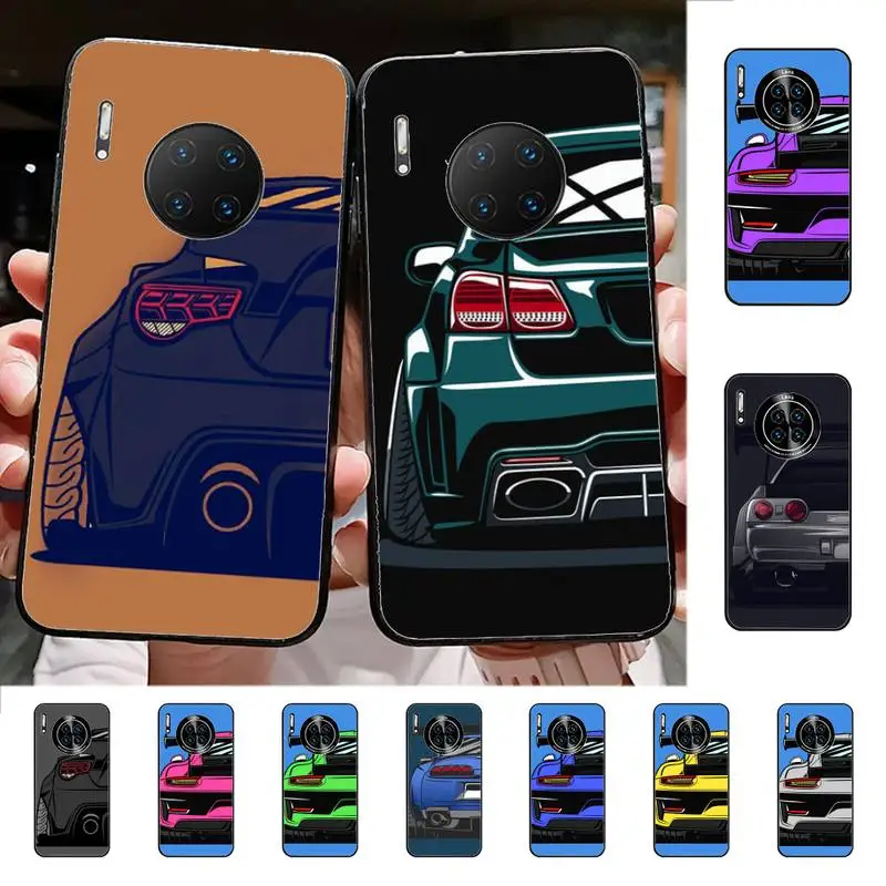 

Japan JDM Sports Cars Comic Phone Case for Huawei Mate 20 10 9 40 30 lite pro X Nova 2 3i 7se