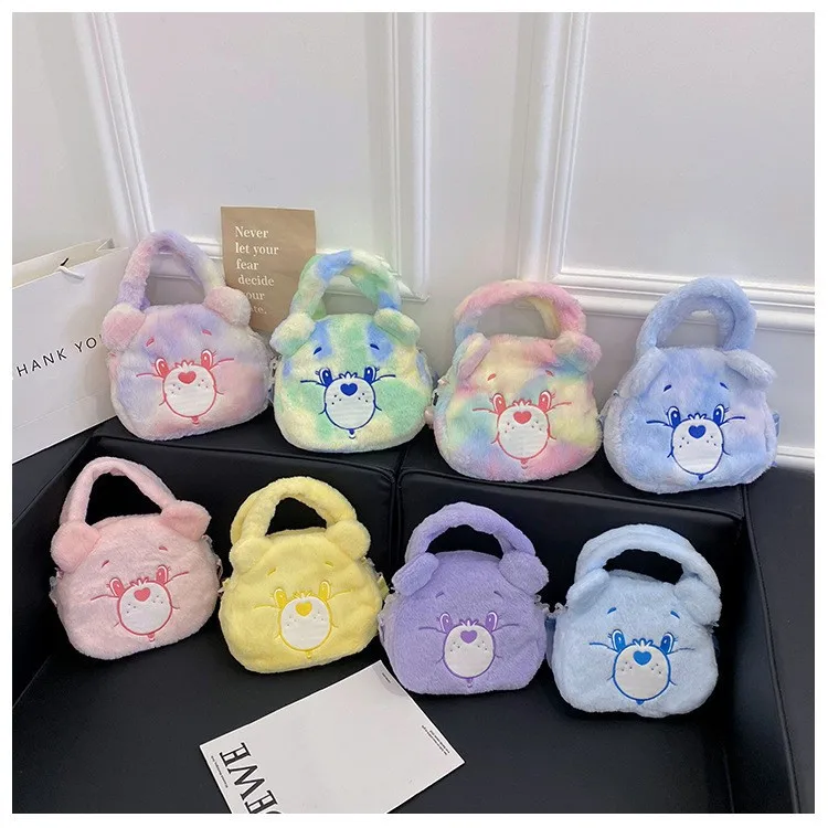 Забота медведь Радуга Медведь Мультфильм Плюшевая сумка на плечо милый кукла