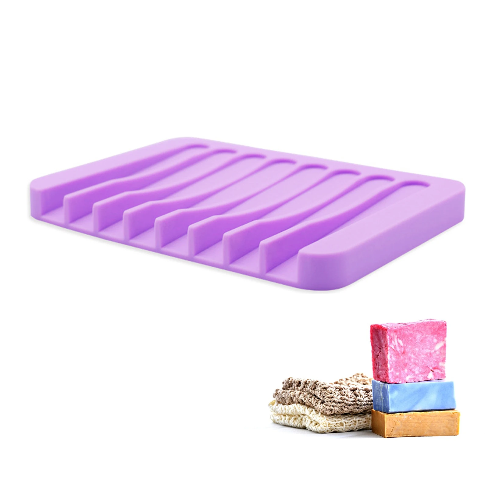 

Self Draining Soap Dish Soap Dishes For Bar Soap Easy Cleaning Soap Tray With Decline Self Draining Soap Saver For Shower