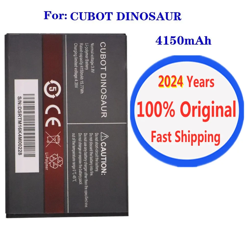 2024 год 4150 мАч 100% Оригинальная батарея для смартфона CUBOT Dinosaur мобильный телефон
