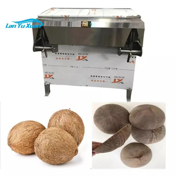 New Design Automatic Coconut Shelling Coconut Brown Skin Grater Machine Coconut Husk Shredder Remover