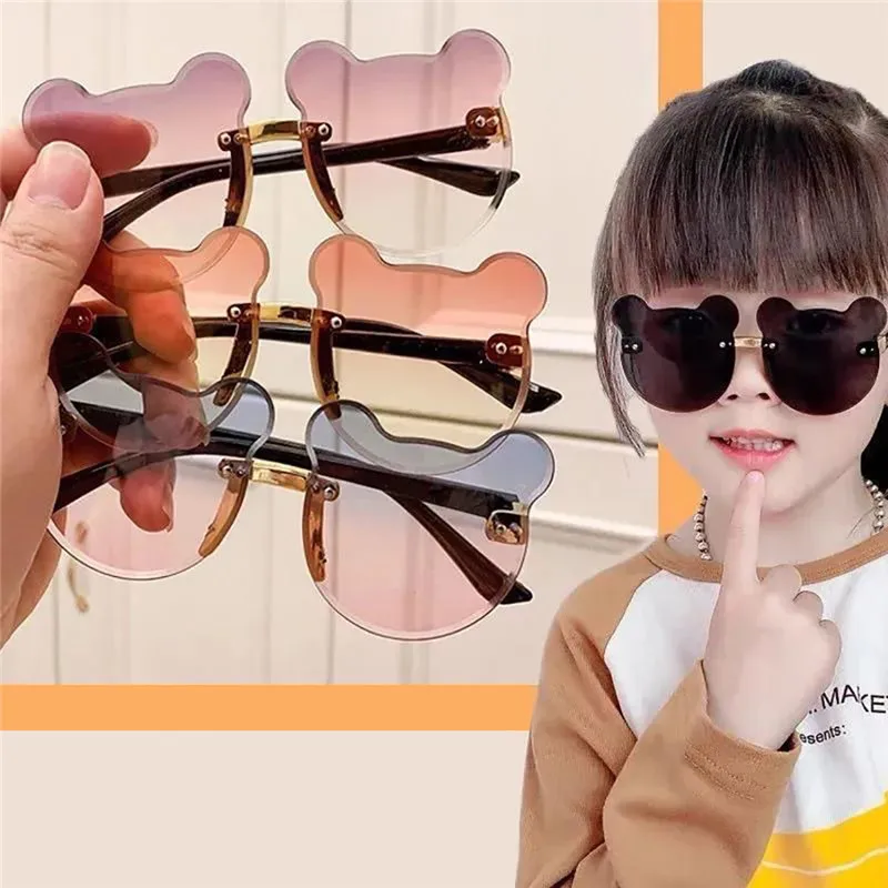 

2023 New Fashion Children's Sunglasses Infant's Retro Solid Color Ultraviolet-proof Round Convenience Glasses Eyeglass For Kids