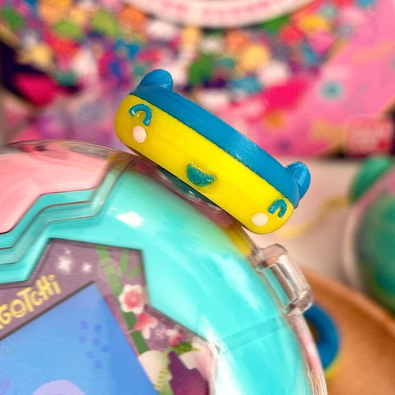 Фото В наличии Tamagotchi Paradise электронный питомец милый аксессуар рай персонаж мультфильма Mametchi Lessapantchi ручка защита подарок №4