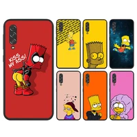 anime simpsons cool for samsung galaxy a90 a80 a70s a60 a50s a40 a30 a20e a10s a10e a10 a2 core black phone case capa