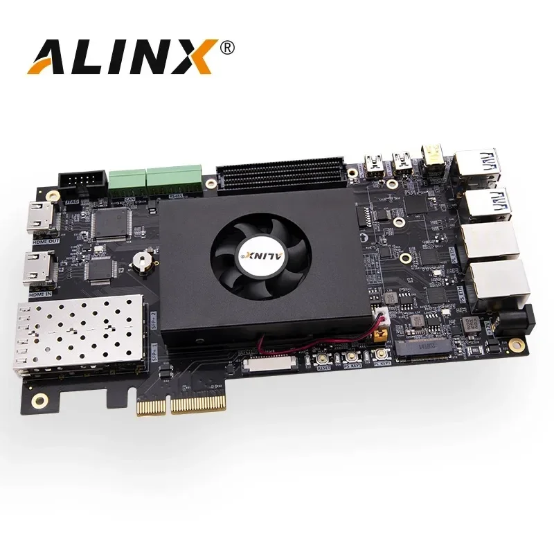 ALINX AXU5EV-P: Xilinx Zynq UltraScale + MPSoC ZU5EG FPGA макетная плата AI PCIe3.0 H.265 Car ADAS Vitis-AI