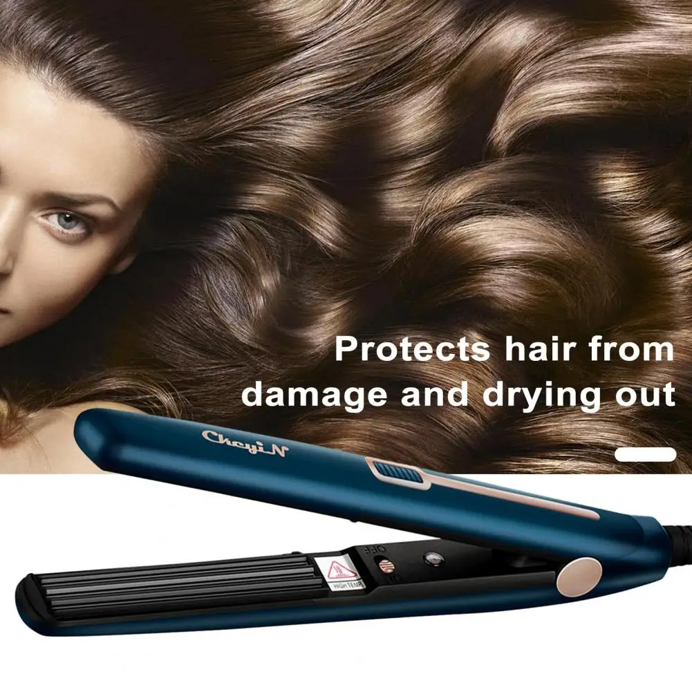 

2-in-1 Hair Straightener Curling Iron Fast Heat 180 Degrees Thermostatic Reduces Frizz EU Plug Curling Iron Waver Plate