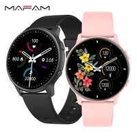 mafam mx1 women smartwatch 2022 hot selling 1 28inch full touch screen long standby time ip68 waterproof smart watch man