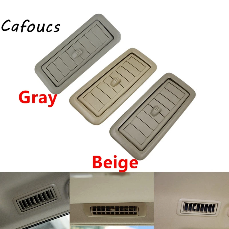 

Cafoucs Car Interior Roof Top Air Conditioning Vent Outlet For Toyota Prado 2700 4000 LC120 LC150 2002-2018