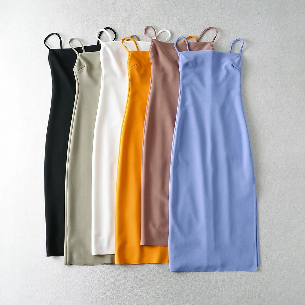 

Летние платья для женщин 2022, модные пикантные вечерние платья, винтажная одежда, повседневные платья-миди, облегающее элегантное французск...