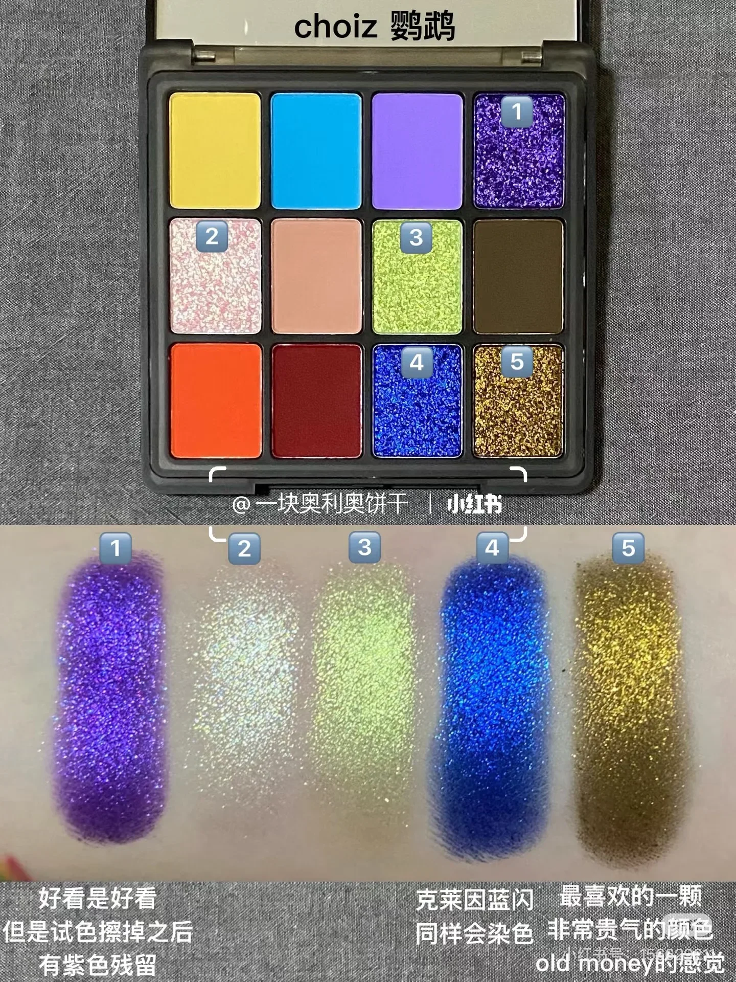 CHOIZ BEAUTY Parrot Play Makeup Двенадцатицветный лоток для теней век Матовый блеск
