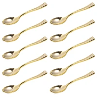 disposable portable plastic desserts spoons party cutlery cake spoons ice cream spoons for shop home