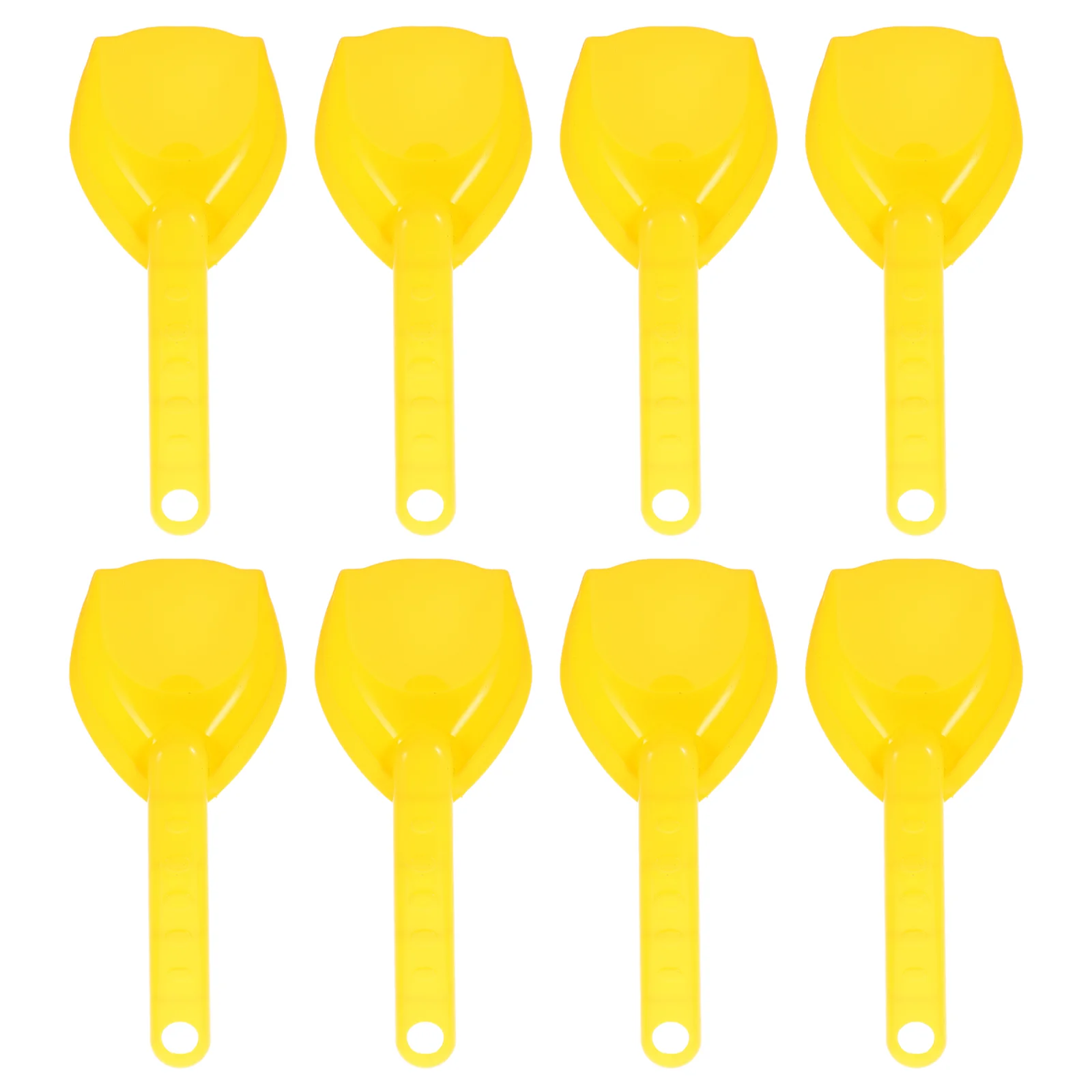

8Pcs Beach Sand Shovels Kids Plaything Gardening Digging Toys (Yellow)
