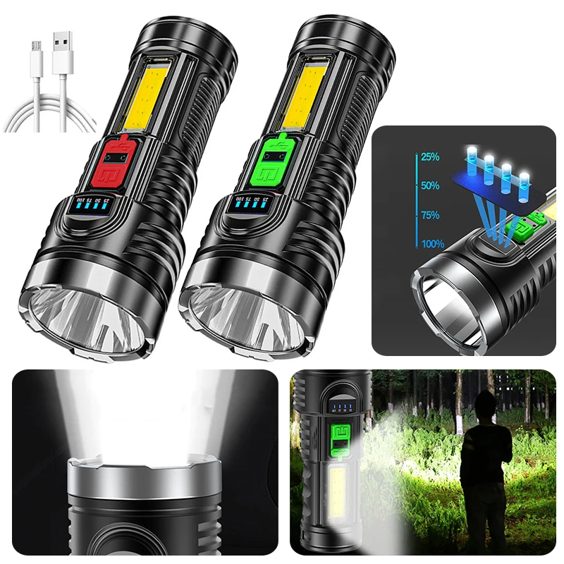 

Фонарь для кемпинга, 4 режима, миниатсветильник рный светодиодный фонарик, фонарик, фонарь 500 люмен, регулируемый фонарь-ручка, водонепрониц...