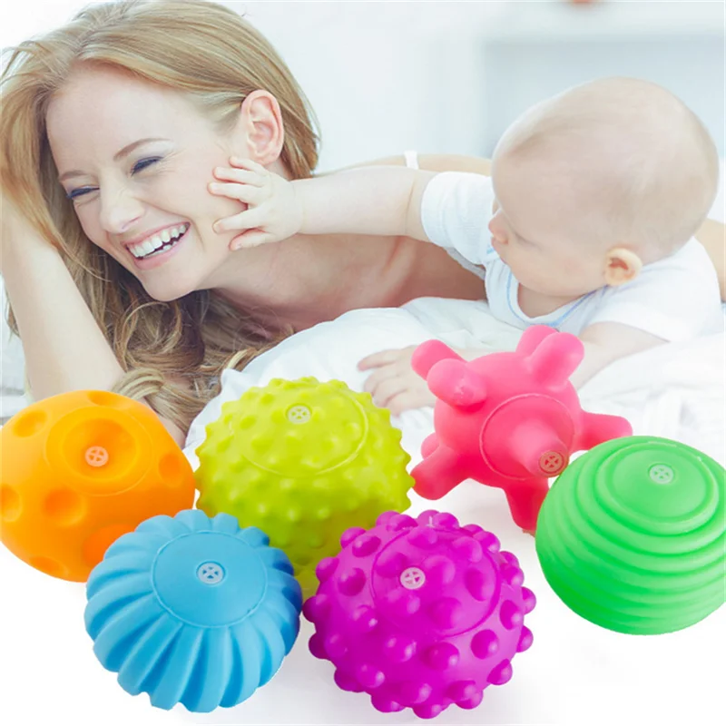 

Baby Toy Ball Develop Infant Tactile Senses Toy Touch Ball Children Toys Baby Training Ball Massage Soft Beach Toy Ball