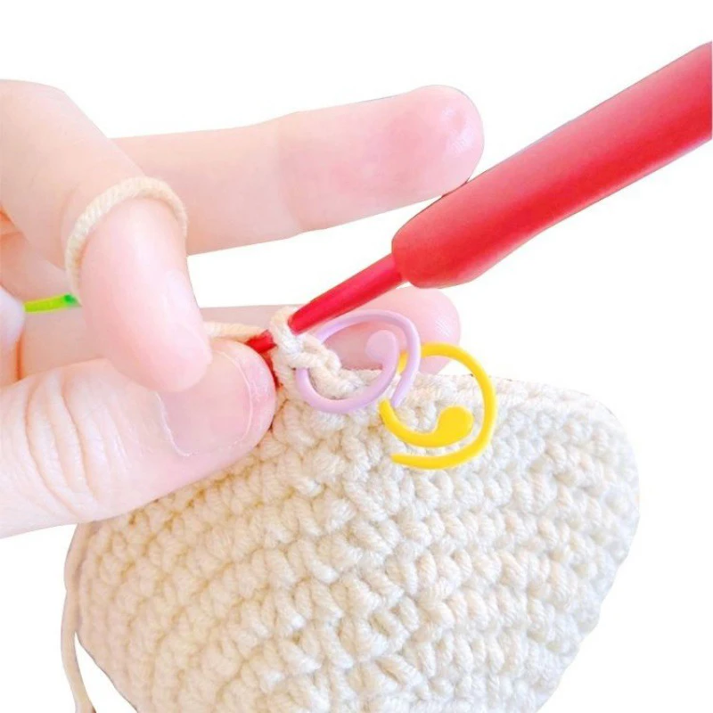 100 Шт. Красочные Маркеры Для Вязания И Крючком С Фиксацией Металлические Счетчики