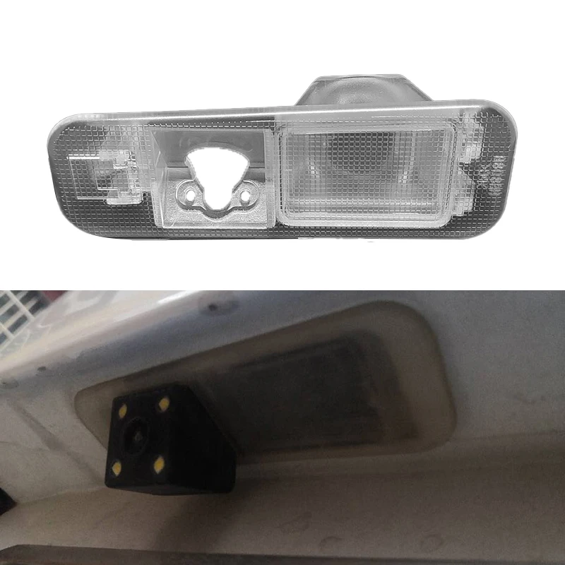 

1 шт., кронштейн для камеры заднего вида для парковки, крышка освещения номерного знака, пластиковый корпус для Kia Rio 2 3 5 K2 Pride Sephia Sport