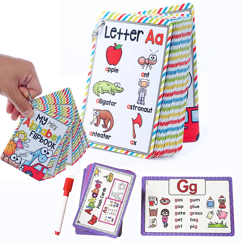 

Kids Montessori Learning Toy 26 Letters Alphabet English Cognitive Alphanumeric Spelling Word Game Teaching Aids Educational Toy
