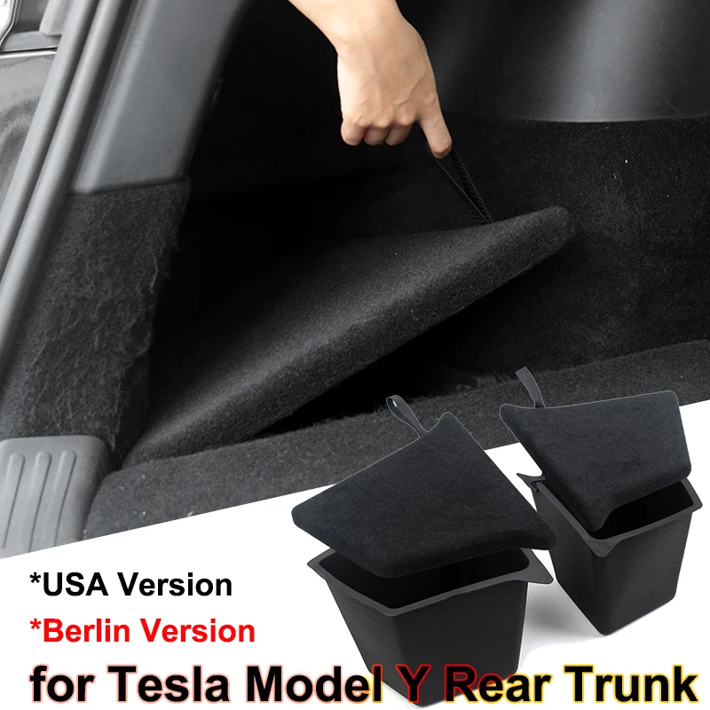 Бокс для хранения модели Tesla модель 2021-2023 левый и правый ящики боковой лоток