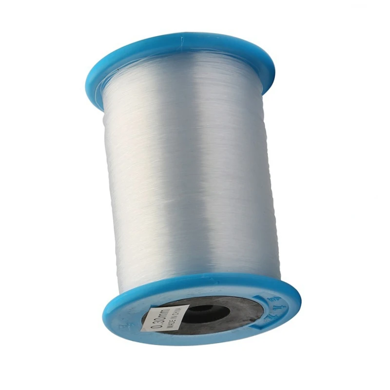 0.2-1.0mm Transparent Crystal Cord Large Roll Non Elastic Fishing Rope Handmade DIY Beaded Ring Jewelry Accessories