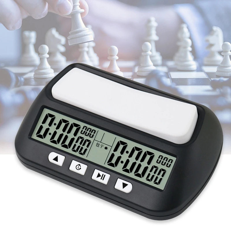 

Chess Clock Count Up Down Timer Board Game Stopwatch Competition Hour Meter Digital Watch Great Performance