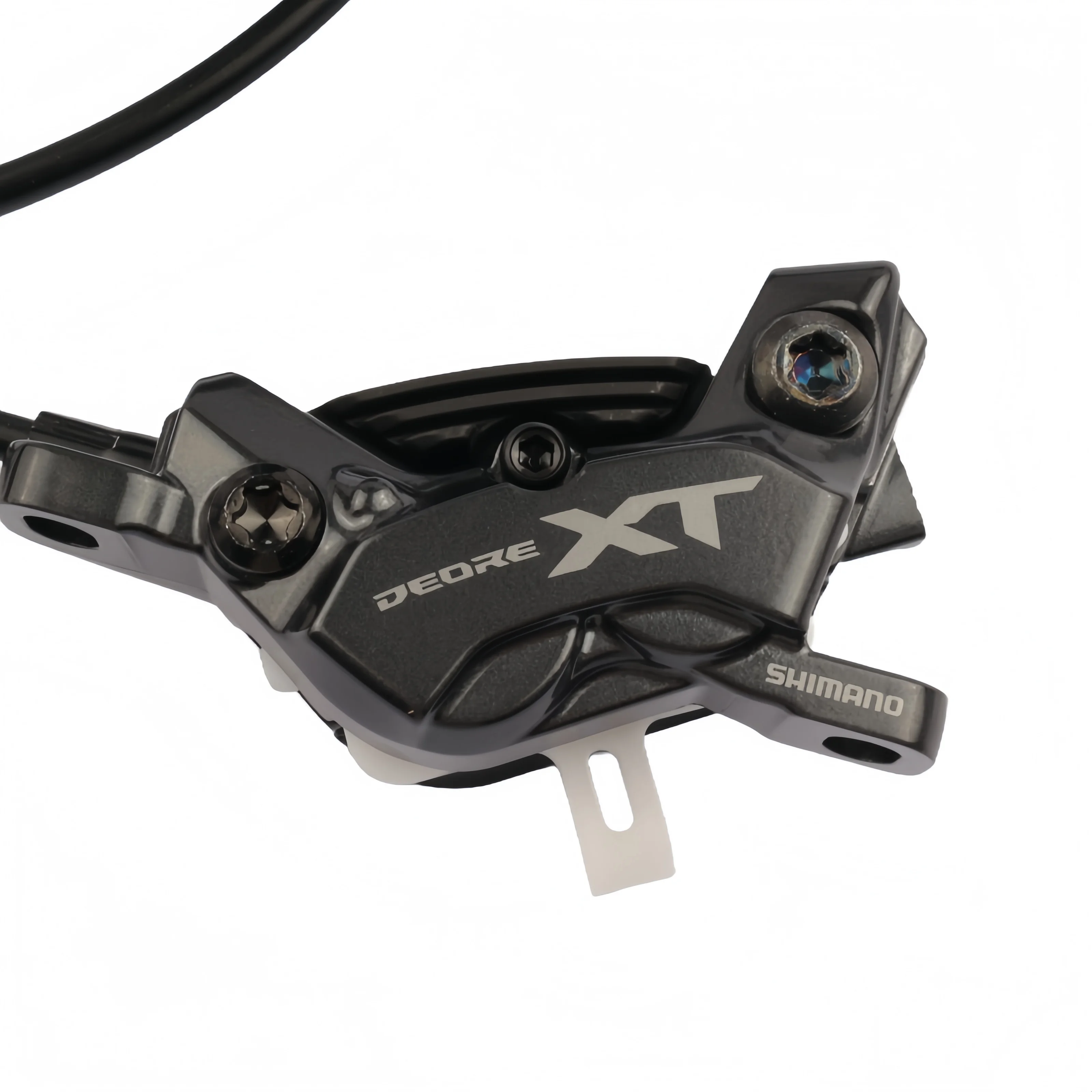 Фото Тормоза Shimano Deore XT M8220, 4-поршневые, BL-M8200 BR-M8220, левый передний 900 мм, правый задний 1700 мм, раздельные P04C/P03A, для горного велосипеда №4