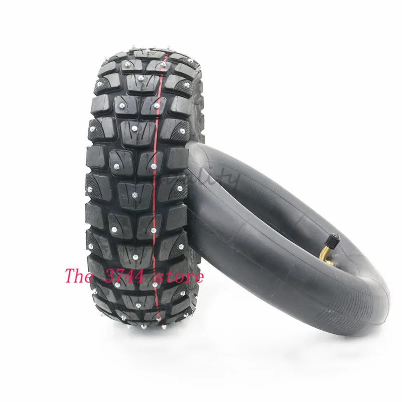 

255x80 Cross Country Anti Skid Steel Studs Tire Tire Winter Snow Tyre 255*80 For 10 Inch Speedual Grace 10 Zero 10x Kugoo M4 Pro