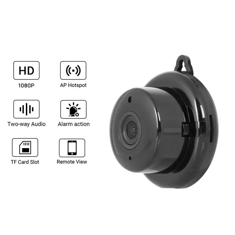 

Мини Wi-Fi IP-камера HD 1080P Беспроводная внутренняя камера двухстороннее аудио Радионяня Поддержка TF/SD-карты камера видеонаблюдения