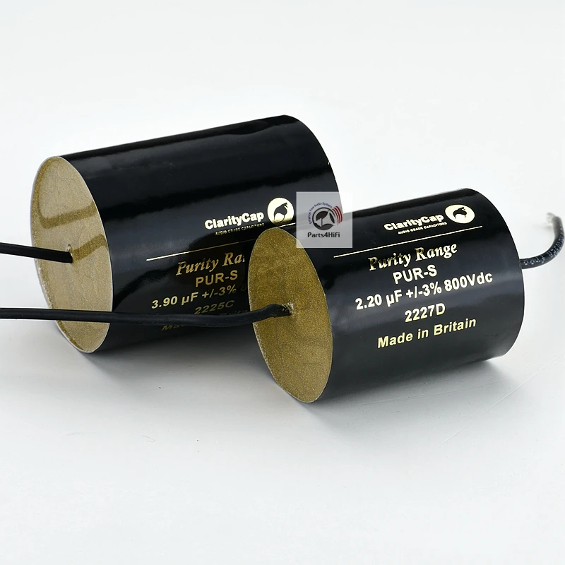 2pcs/lot British Claritycap PUR-S series Purity Range infinite frequency crossover audio coupling MKP capacitor free shipping