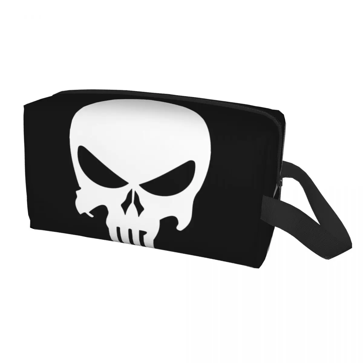 

Женская косметичка с черепом, большой вместимости