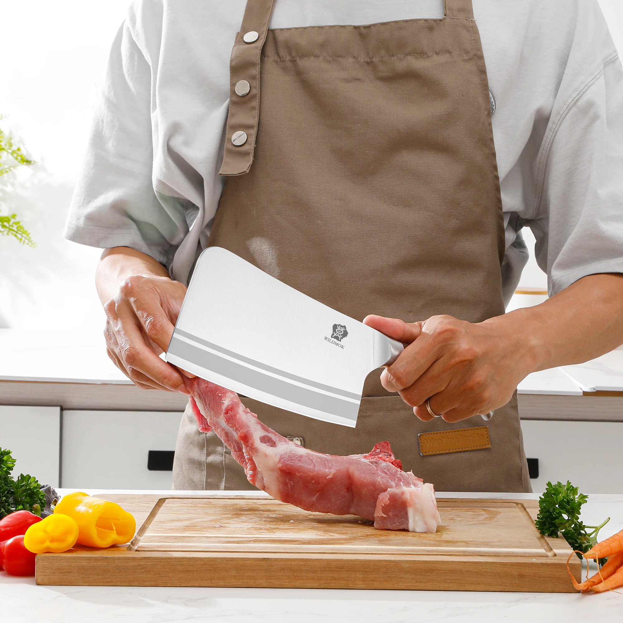WILDMOK сверхмощный высококачественный немецкий 7-дюймовый мясной нож из