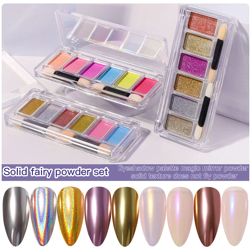 

Add A Touch Of Glamour To Your Manicure Nail Art Create A Stunning Mirror Effect On Your Nails Aurora Powder Easy To Use