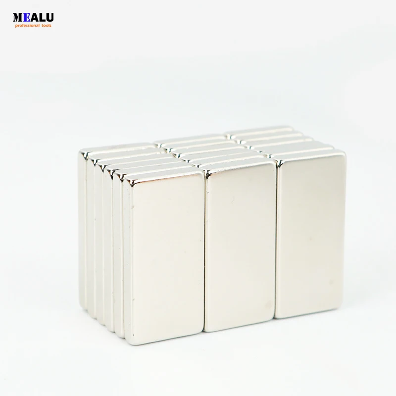 

Magnet 5Pcs N50 Strong Block Cuboid Magnets Rare Earth Neodymium 40x20x2mm magnet imanes de neodimio fridge magnet