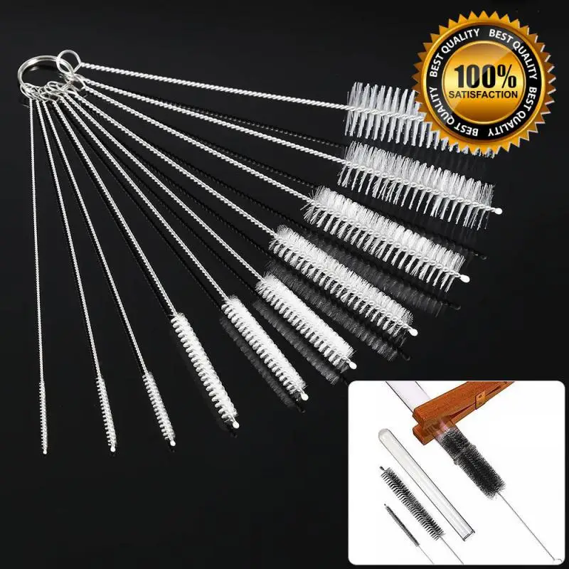 10 шт./набор щётки из нержавеющей стали для чистки курительных труб |