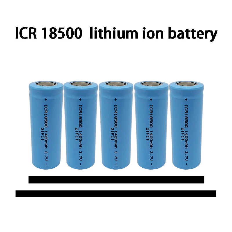 

18500 3,7 V 1400mAh Lithium-ionen-akku, Für Starke Licht Taschenlampe Anti-licht Spezielle Lithium-batterie + 201 Ladegerät