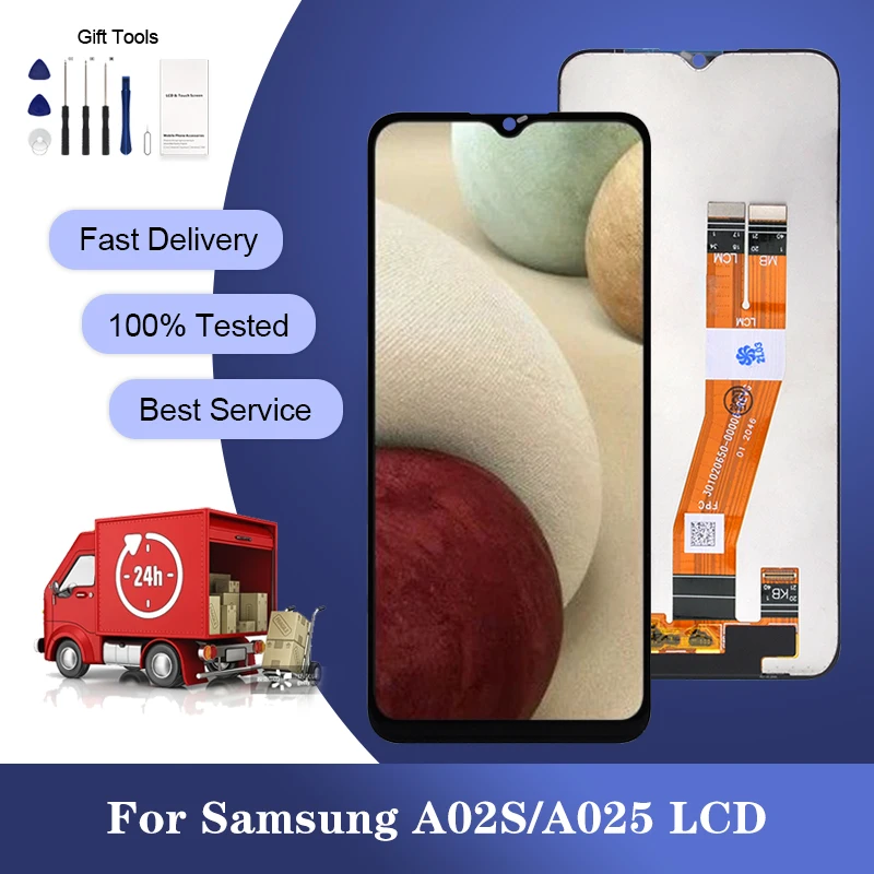 

A02S Display For Samsung Galaxy A025 LCD Touch Screen Digitizer Assembly A025M A025F/DS A025G/DS A025M With Frame Wholesale