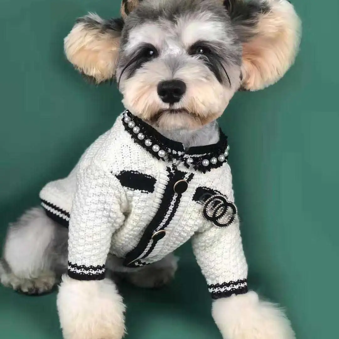 

Royal Pet Dog Clothes Knitwear Dog Sweater Soft Thickening Warm Pup Dogs Shirt Winter Puppy Sweater Luxury Ropa Invierno Perro