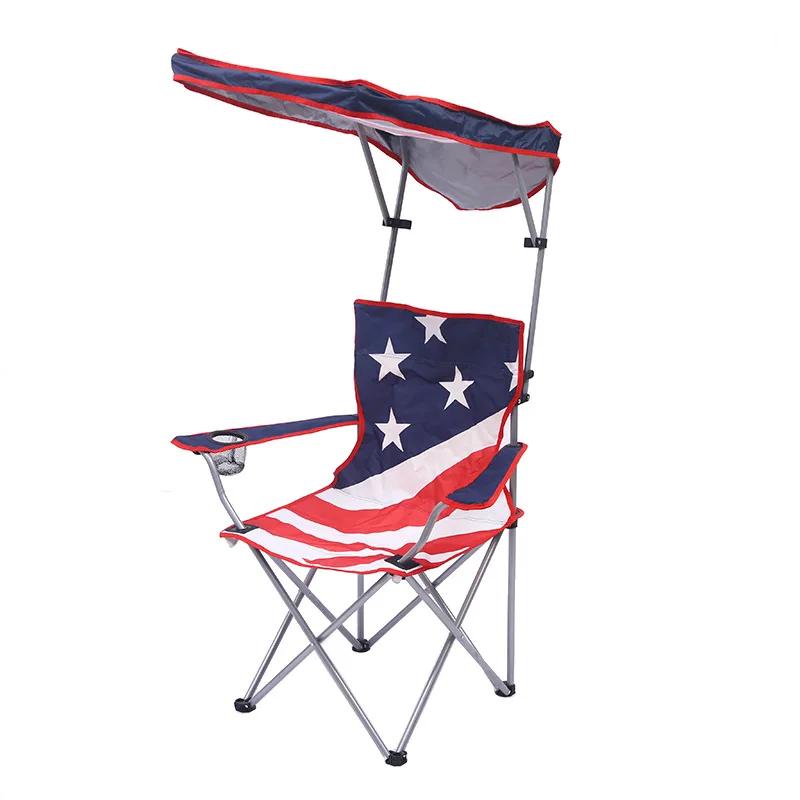 

Удобные и складывающиеся пляжные стулья с навесом, стулья для рук, стулья для отдыха, стулья для кемпинга, рыболовные стулья для кемпинга на открытом воздухе
